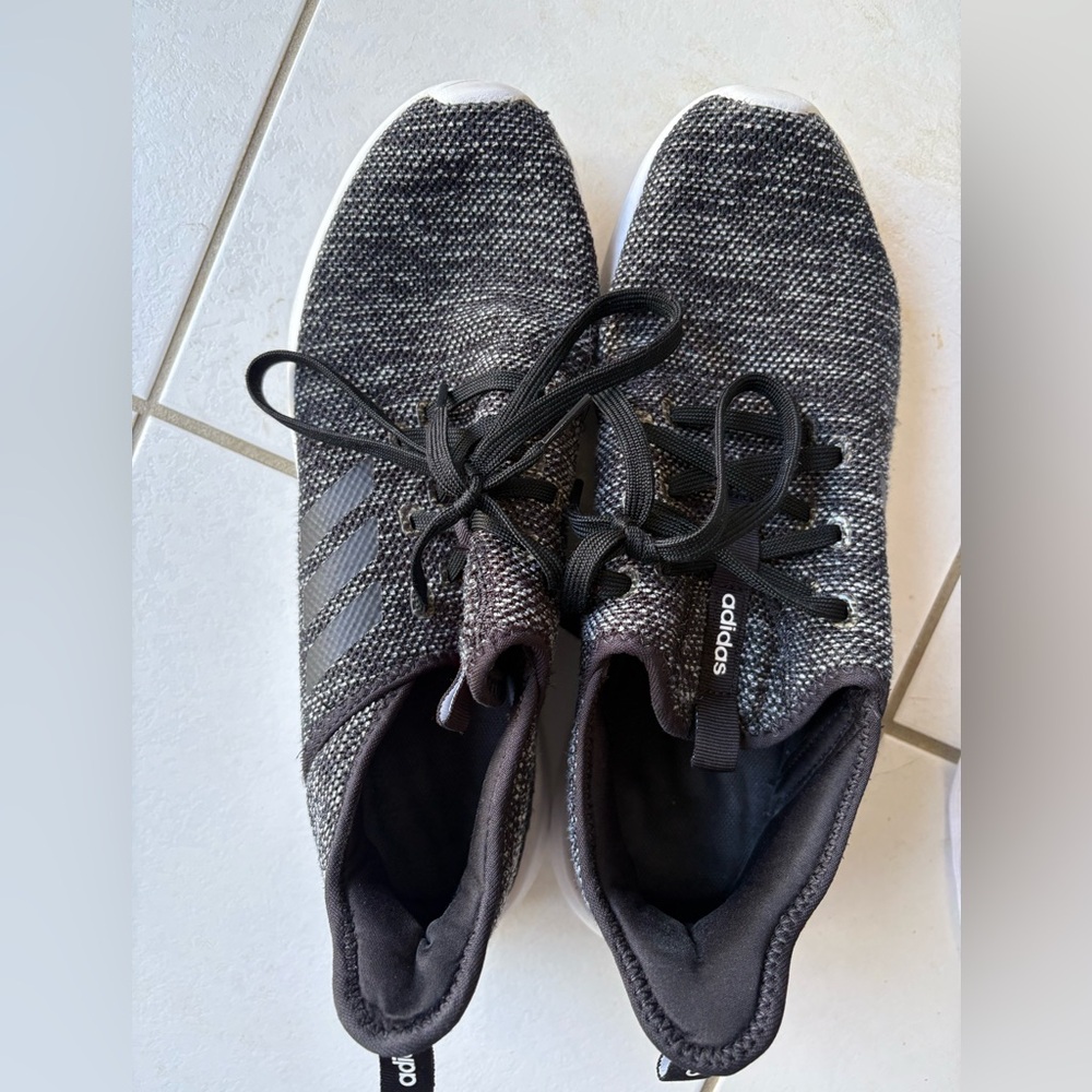 Adidas Black and Gray Sneakers
